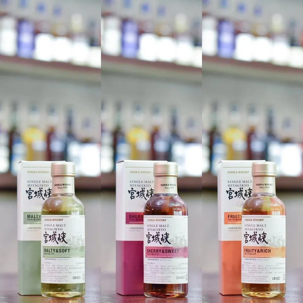 宮城峽 酒廠限定 180ml 套組 - The Rare Malt