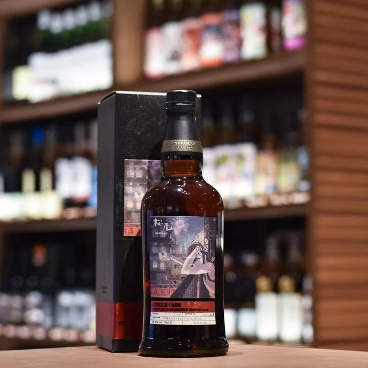 櫻尾 Sakurao 3 Year Old for Hong Kong Single Cask 5108 - The Rare Malt