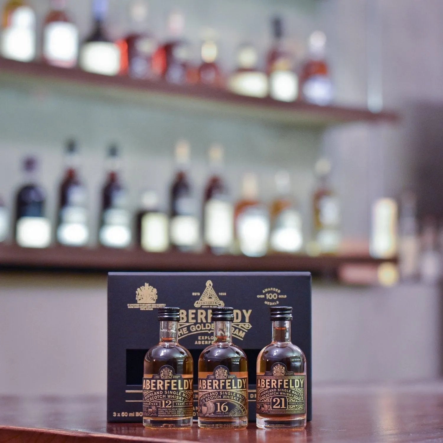 Aberfeldy Miniature Set - The Rare Malt