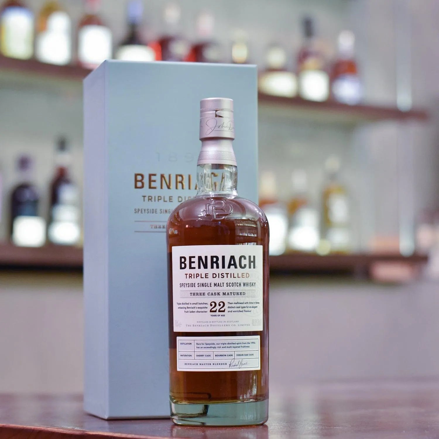 Benriach 22 Year Old Triple Distilled - The Rare Malt