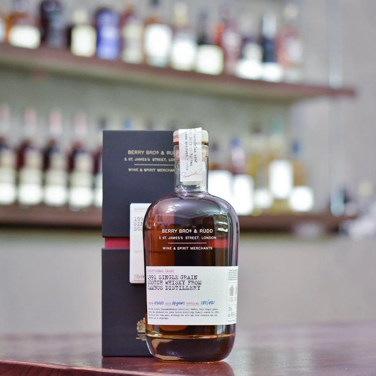 Berry Bros. & Rudd - Cambus 29 Year Old 1991 Exceptional 103023 - The Rare Malt