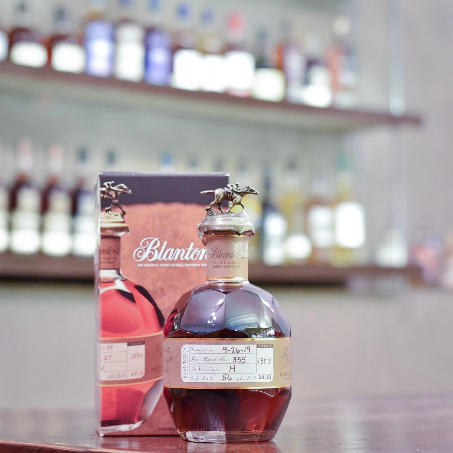 Blanton's Straight From The Barrel Bourbon Whiskey Cask 363 - The Rare Malt