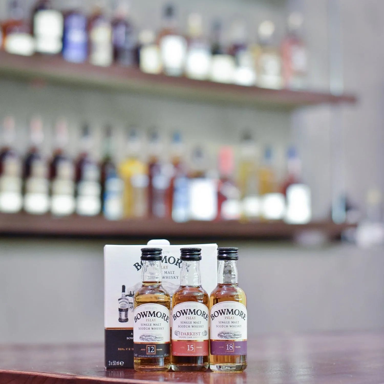 Bowmore Miniature Set - The Rare Malt