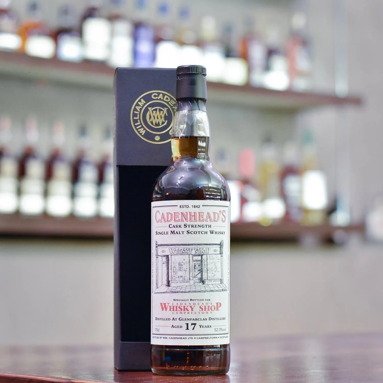 Cadenhead - Glenfarclas 17 Year Old 2003 Sherry Hogshead Finished - The Rare Malt