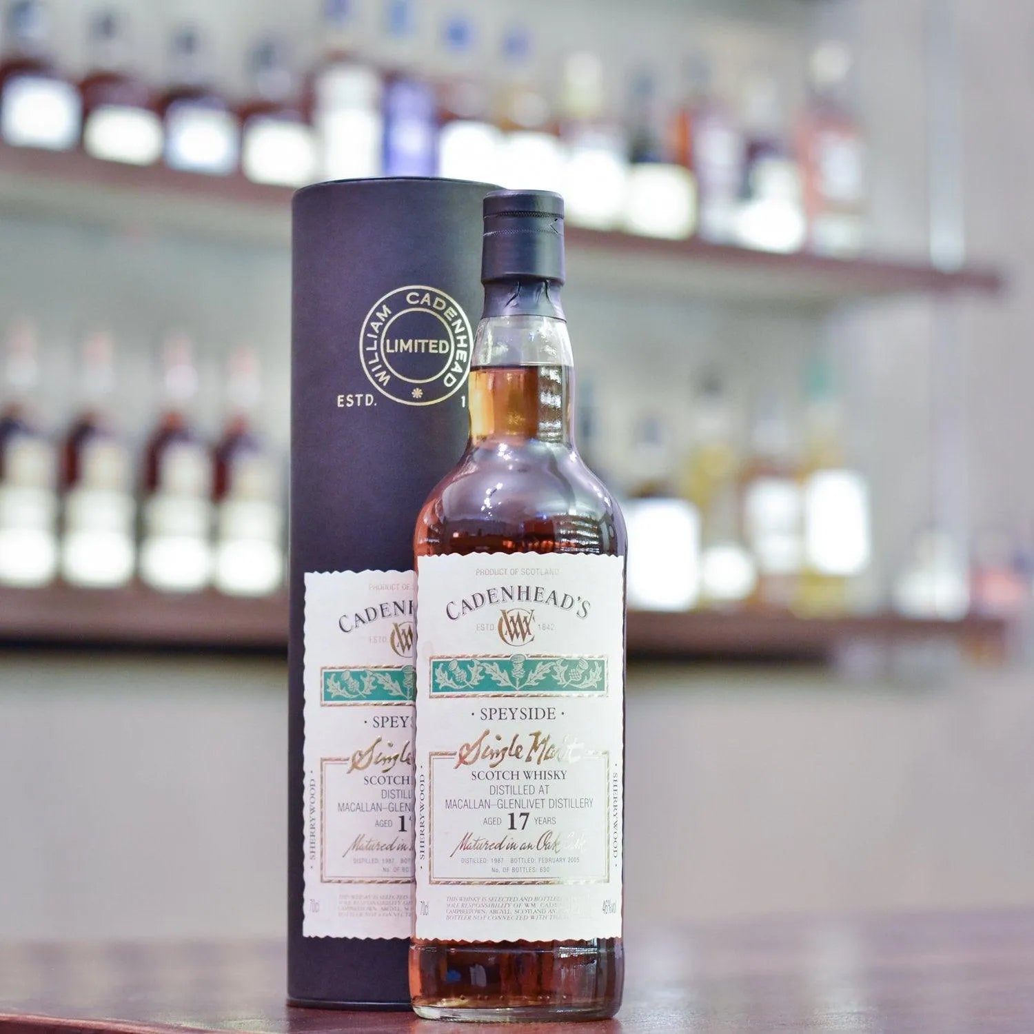 Cadenhead - Macallan 17 Year Old 1987 Sherry Wood - The Rare Malt