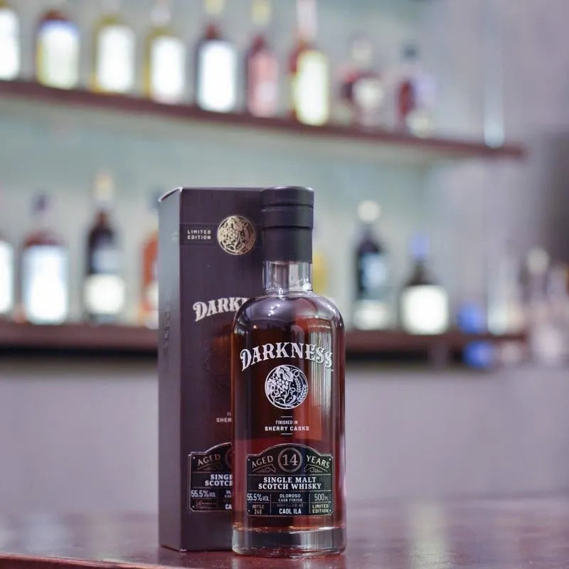 Darkness - Caol Ila 14 Year Old Oloroso Cask Finish - The Rare Malt