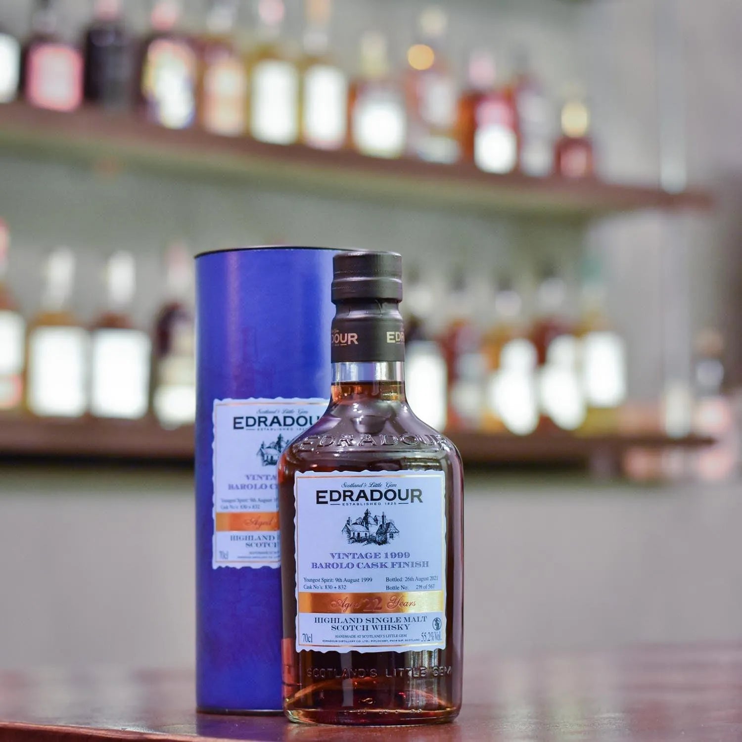 Edradour 22 Year Old 1999 Barolo Finish Cask 830 + 832 - The Rare Malt