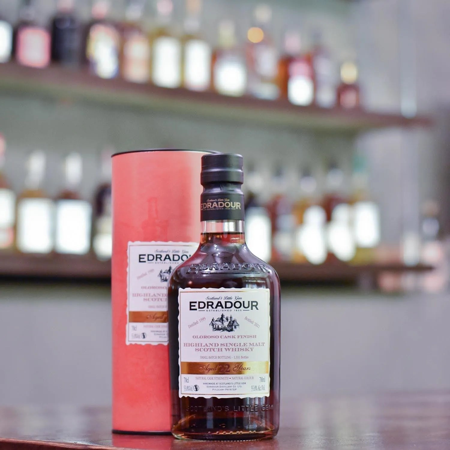 Edradour 22 Year Old 1999 Oloroso Finish Small Batch Bottling - The Rare Malt