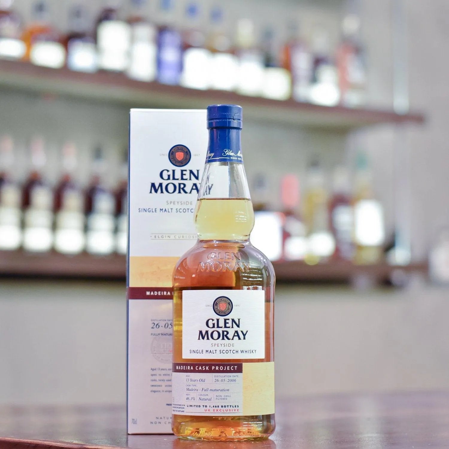Glen Moray 13 Year Old 2006 Madeira Cask Project UK Exclusive - The Rare Malt