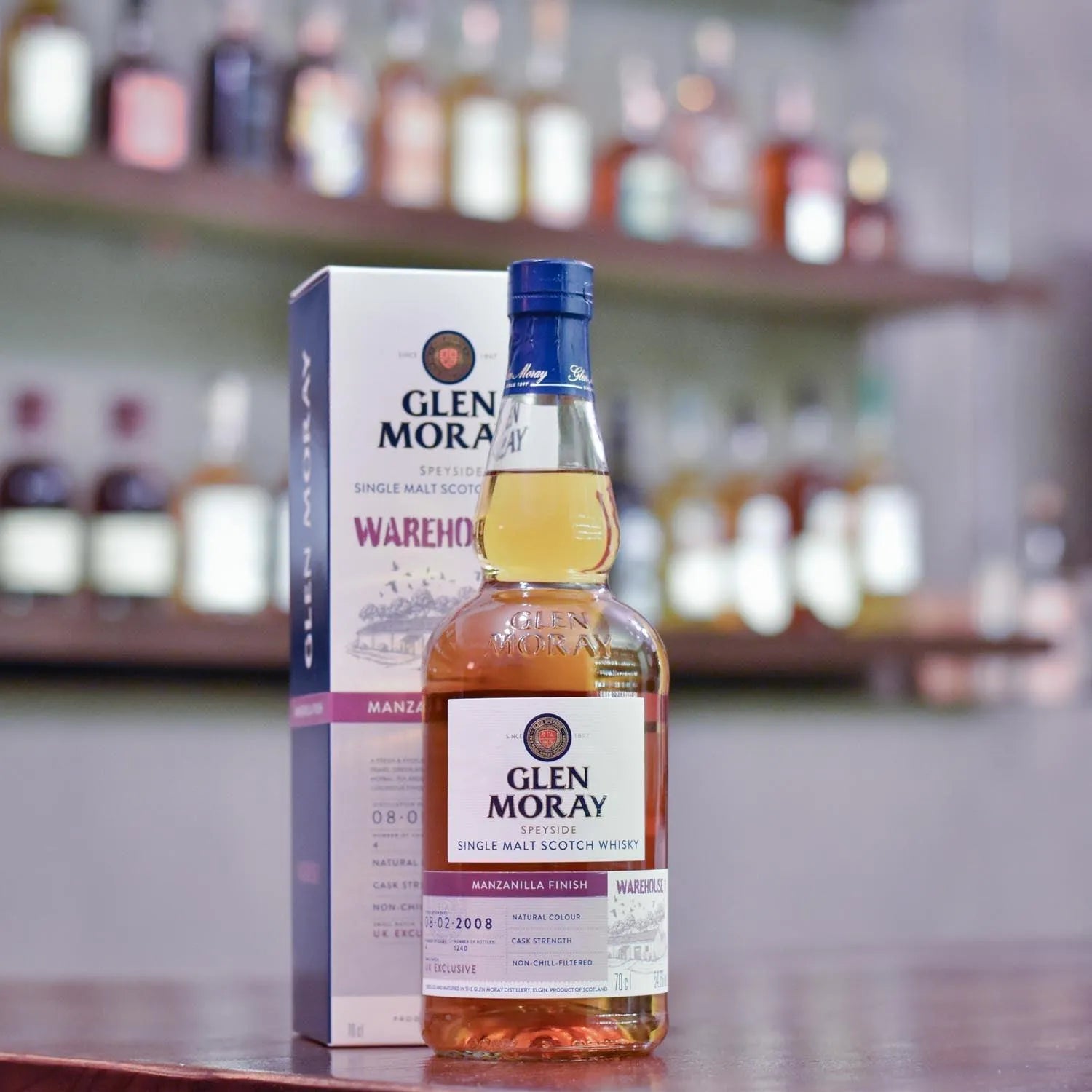 Glen Moray 13 Year Old 2008 Manzanilla Finish Warehouse 1 UK Exclusive - The Rare Malt