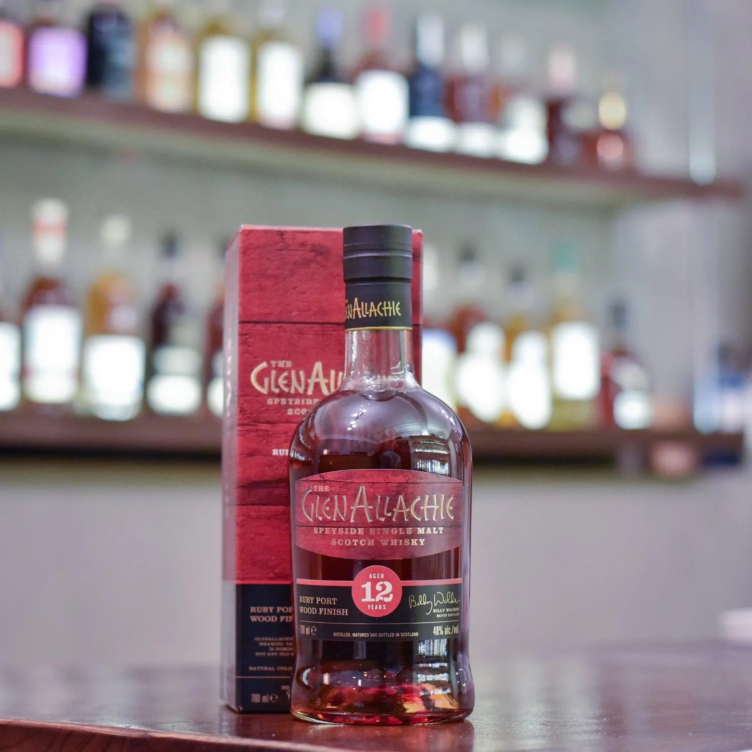 Glenallachie 12 Year Old Ruby Port Wood Finish - The Rare Malt