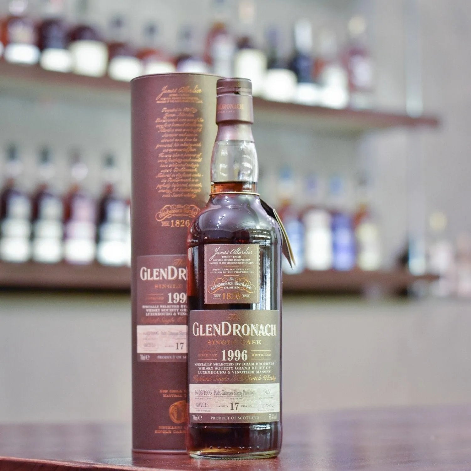 Glendronach 17 Year Old 1996 for Dram Brothers Whisky Society Grand Duchy of Luxembourg & Vinothek Massen Cask 1479 - The Rare Malt