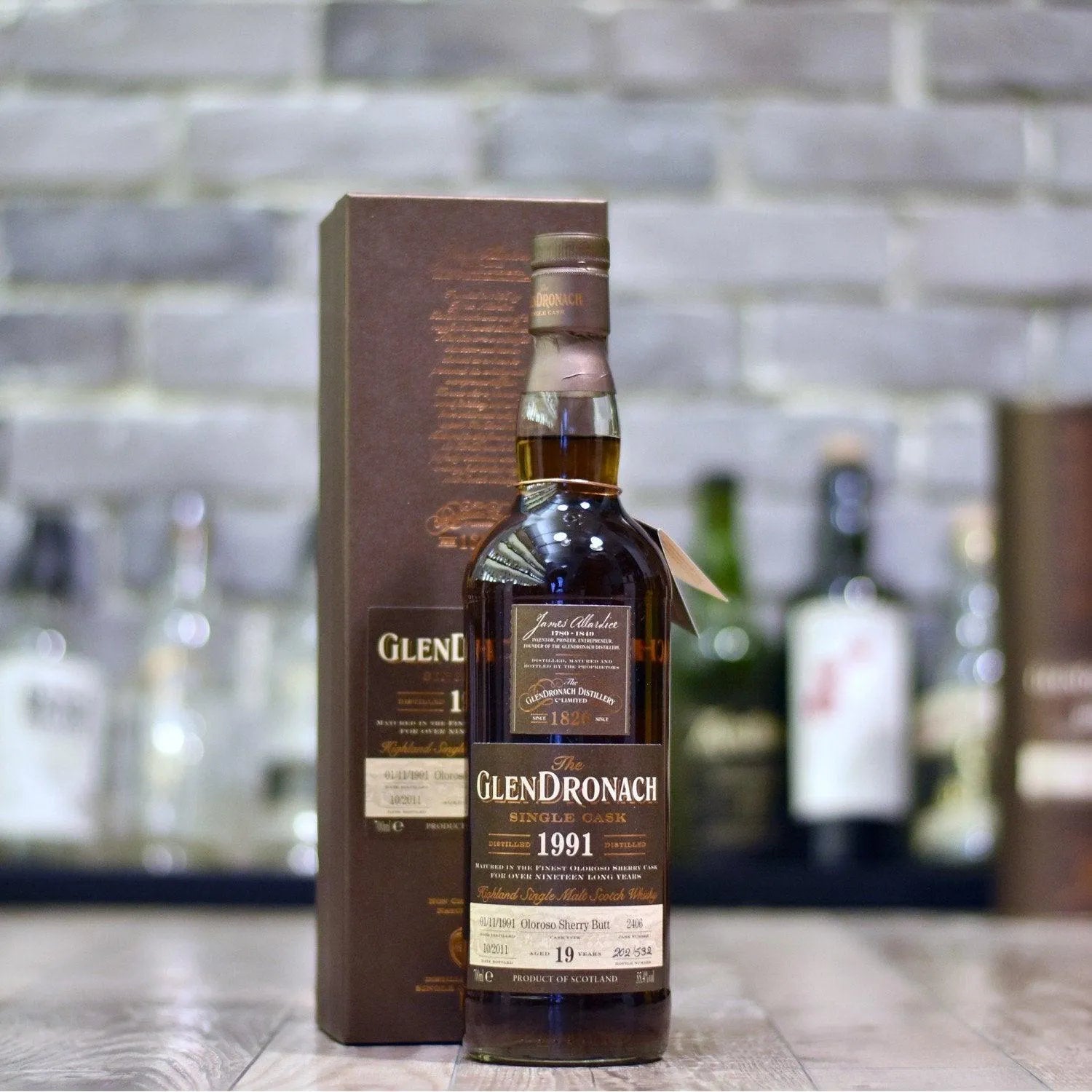 Glendronach 19 Year Old 1991 Cask 2406 - The Rare Malt