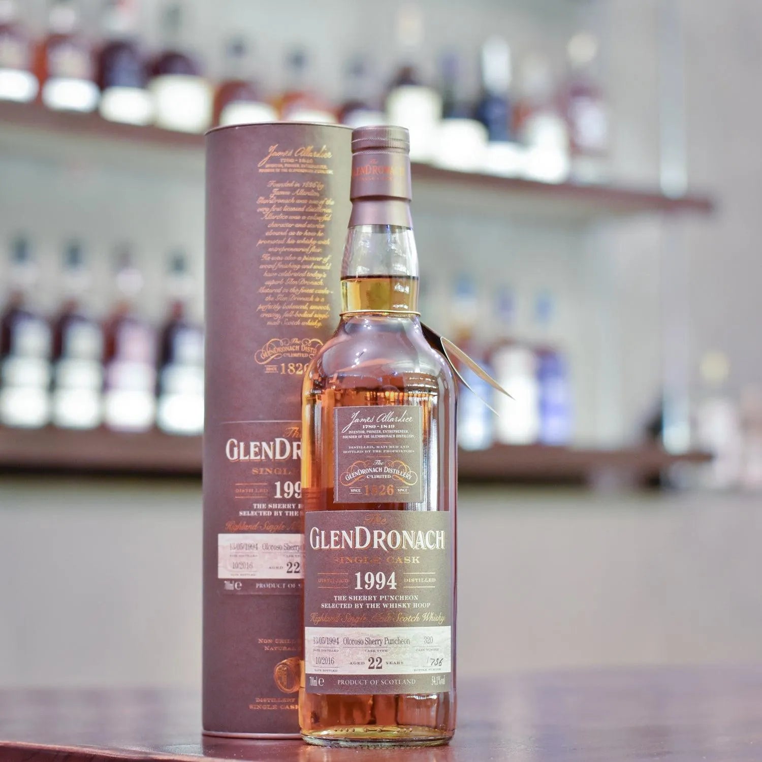 Glendronach 22 Year Old 1994 for The Whisky Hoop Cask 320 - The Rare Malt