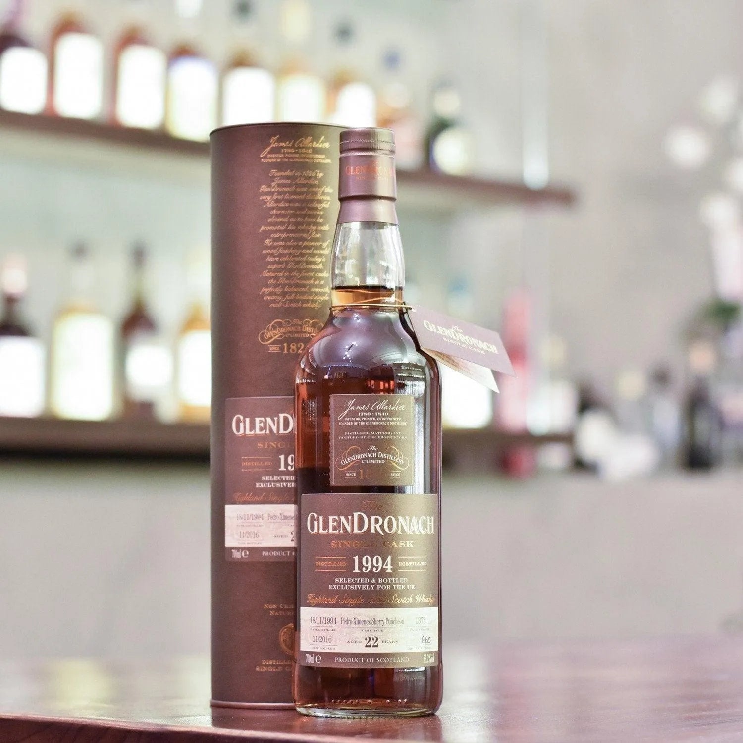 Glendronach 22 Year Old 1994 UK Exclusive Cask 1376 - The Rare Malt