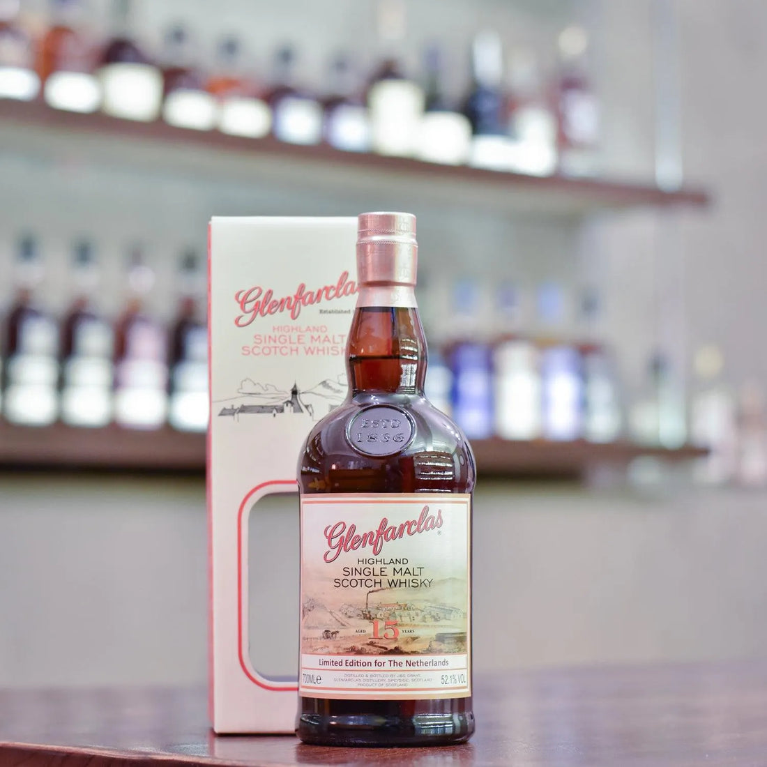 Glenfarclas 15 Year Old Cask Strength for The Netherlands - The Rare Malt