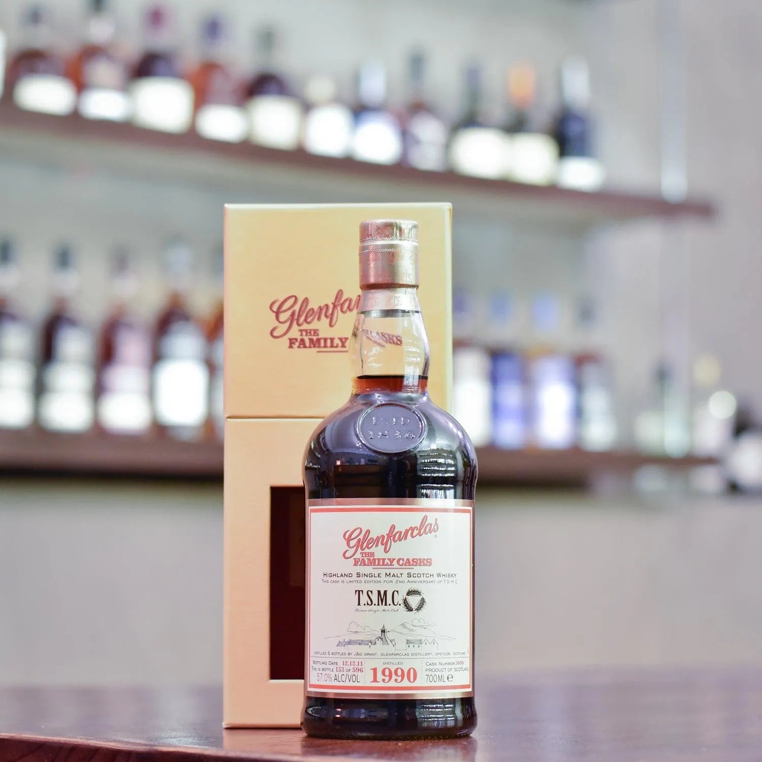 Glenfarclas 21 Year Old 1990 for T.S.M.C. Cask 5098 - The Rare Malt