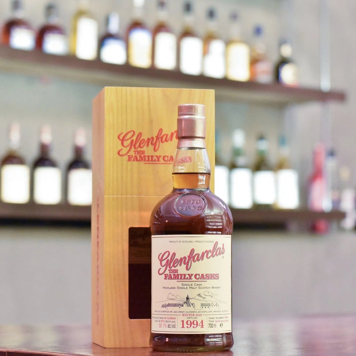 Glenfarclas 24 Year Old 1994 Family Cask 1581 - The Rare Malt
