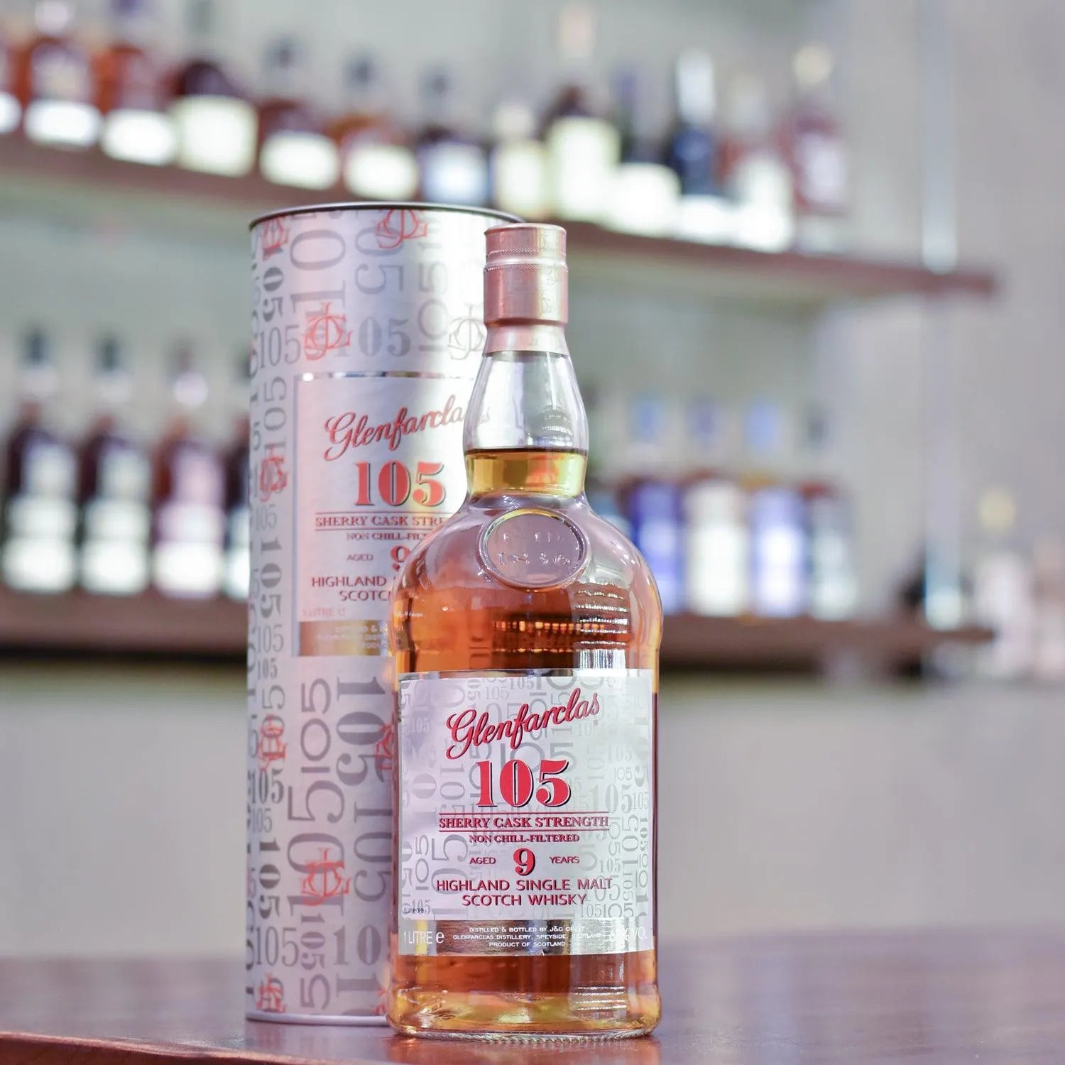 Glenfarclas 9 Year Old 105 Cask Strength 1L - The Rare Malt