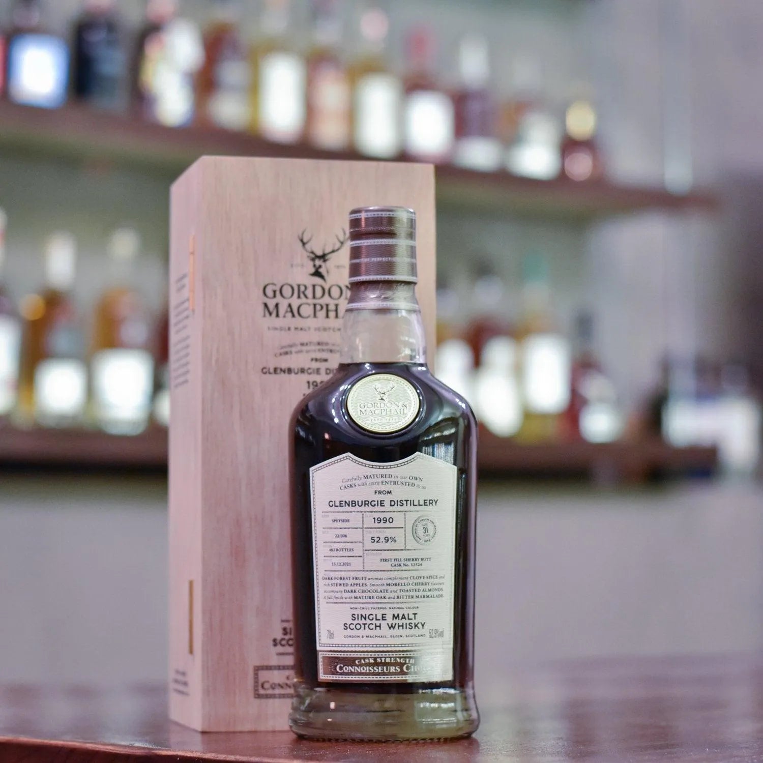 Gordon & MacPhail - Glenburgie 31 Year Old 1990 Connoisseurs Choice Cask 12524 - The Rare Malt
