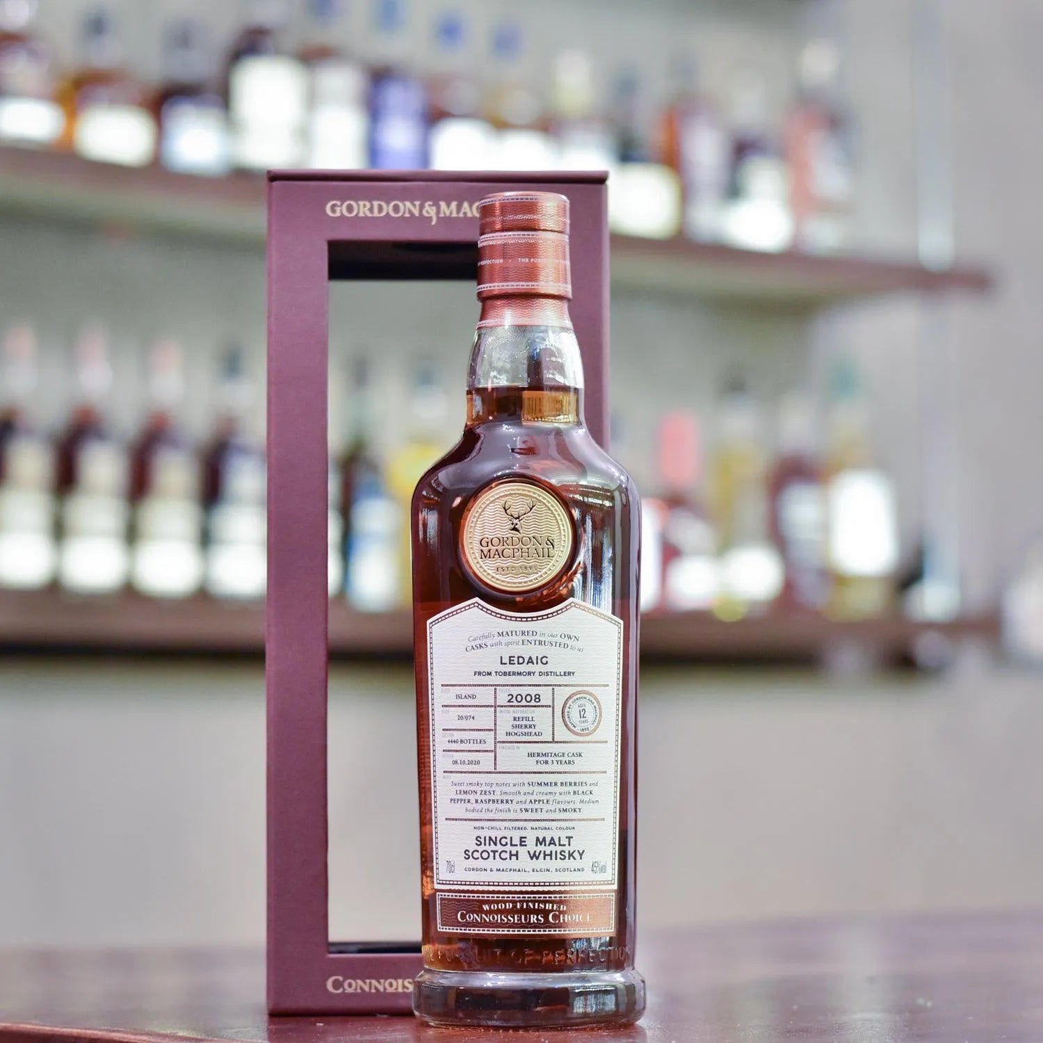 Gordon & MacPhail - Ledaig 12 Year Old 2008 Connoisseurs Choice Hermitage Cask Finish - The Rare Malt