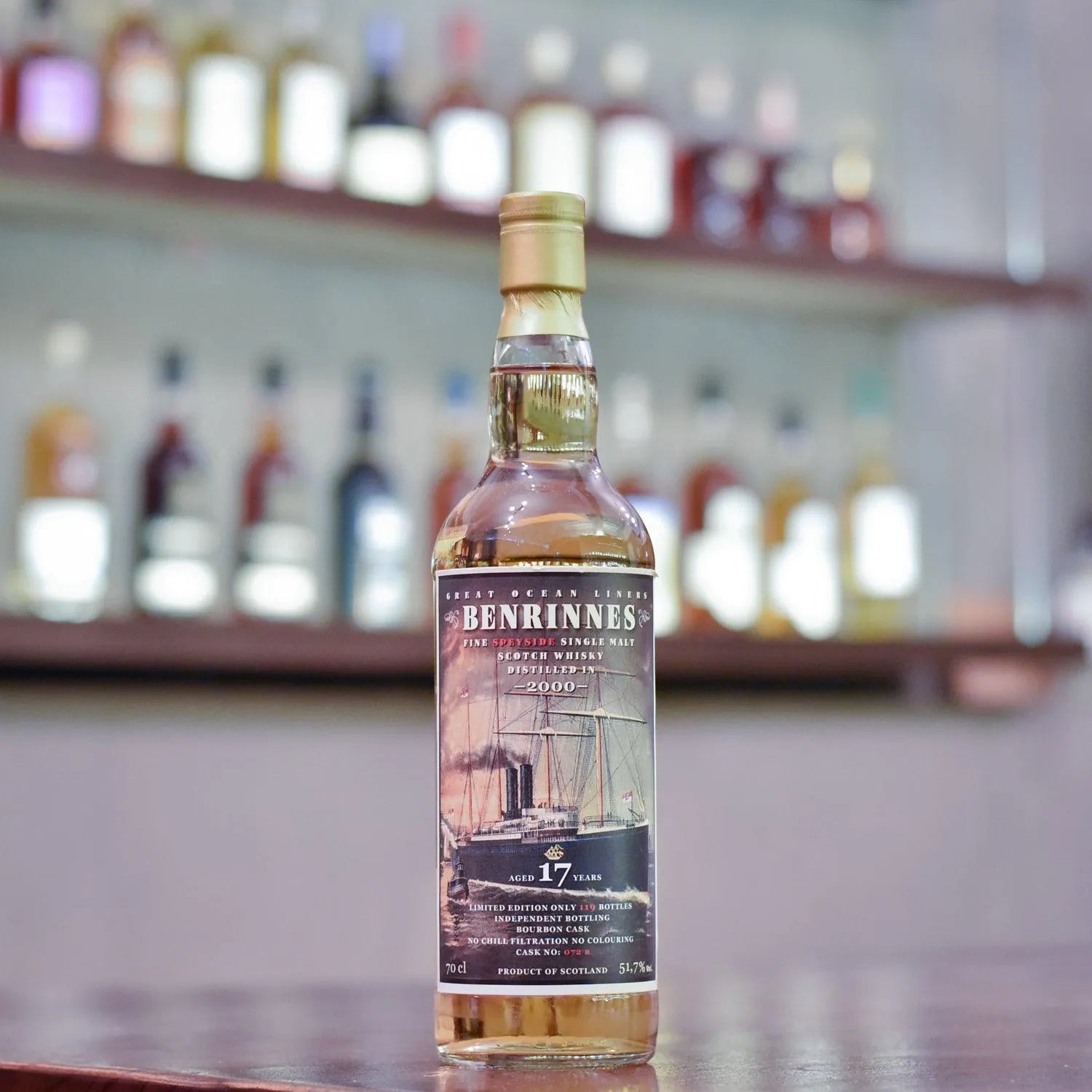 Jack Wiebers - Benrinnes 17 Year Old 2000 The Whisky Fair Limburg 2018 Cask 072a - The Rare Malt