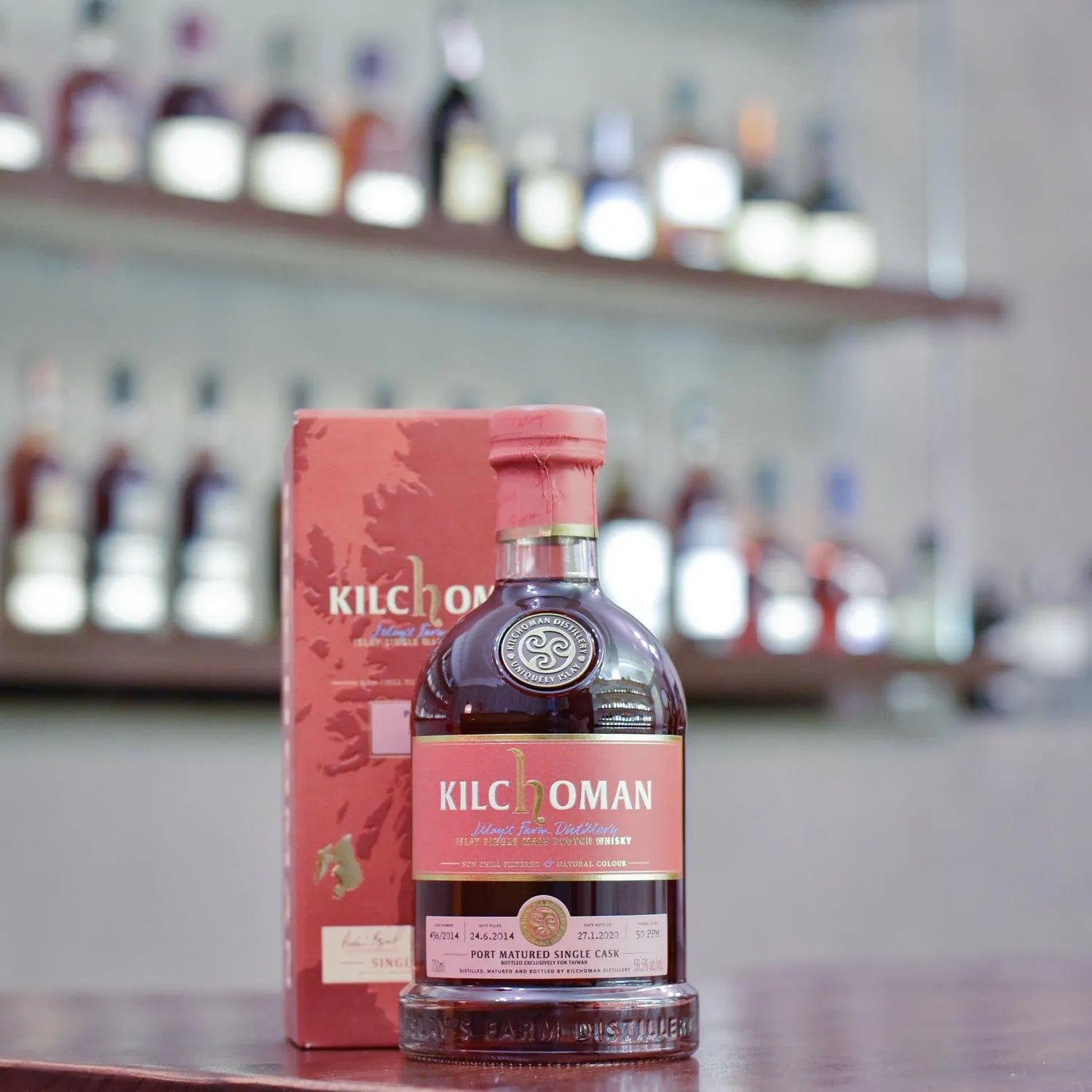 Kilchoman 5 Year Old 2014 Taiwan Exclusive Port Cask 456 - The Rare Malt