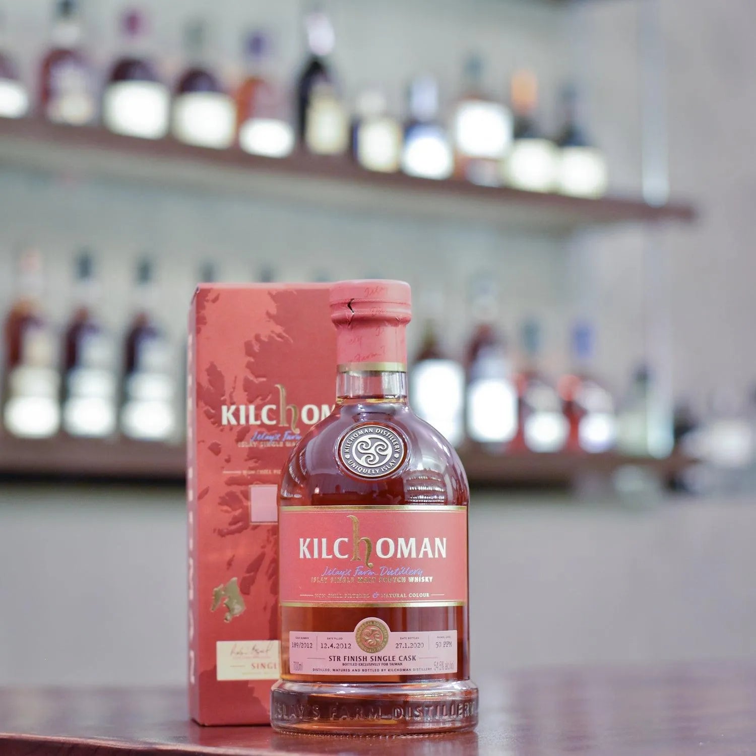 Kilchoman 7 Year Old 2012 Taiwan Exclusive STR Finish Cask 189 - The Rare Malt