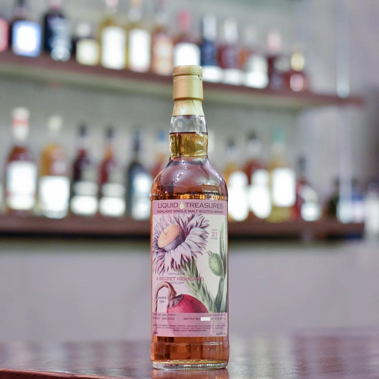 Liquid Treasures - Secret Highland 21 Year Old 2000 Cask 63 - The Rare Malt