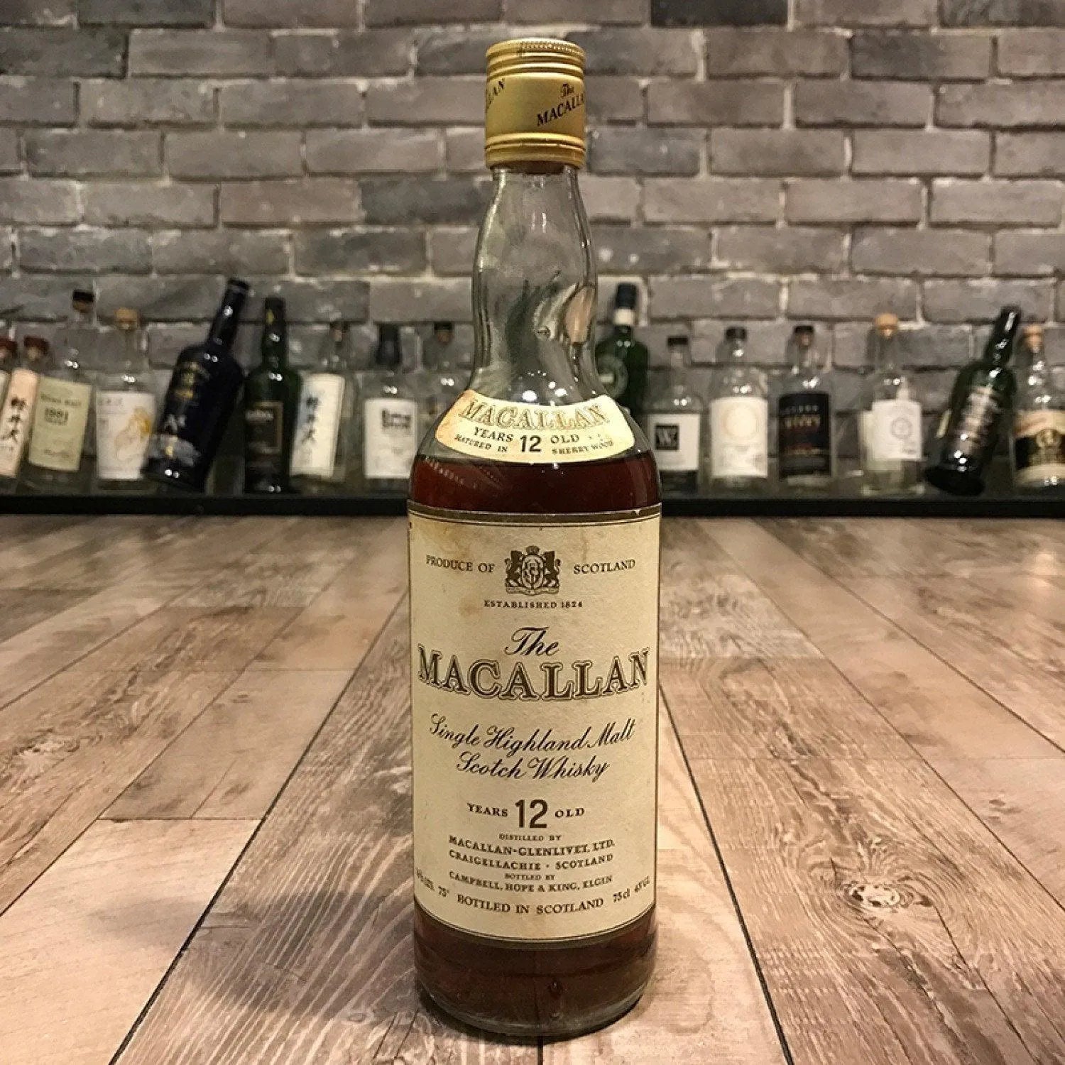 Macallan 12y 75° 43°GL 26²/³ OZS. 75 cl Campbell - The Rare Malt