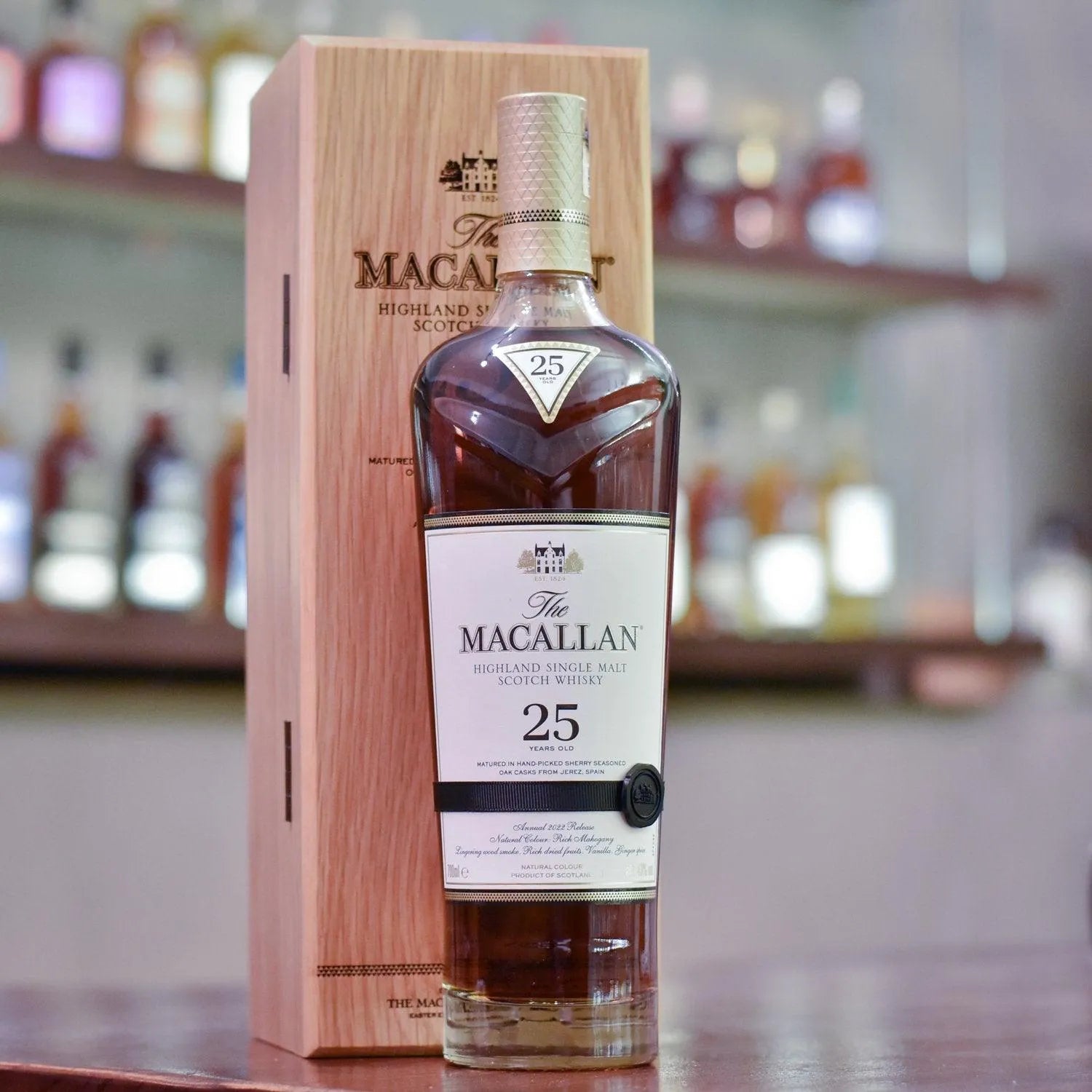 Macallan 25 Year Old Sherry Oak 2022 - The Rare Malt
