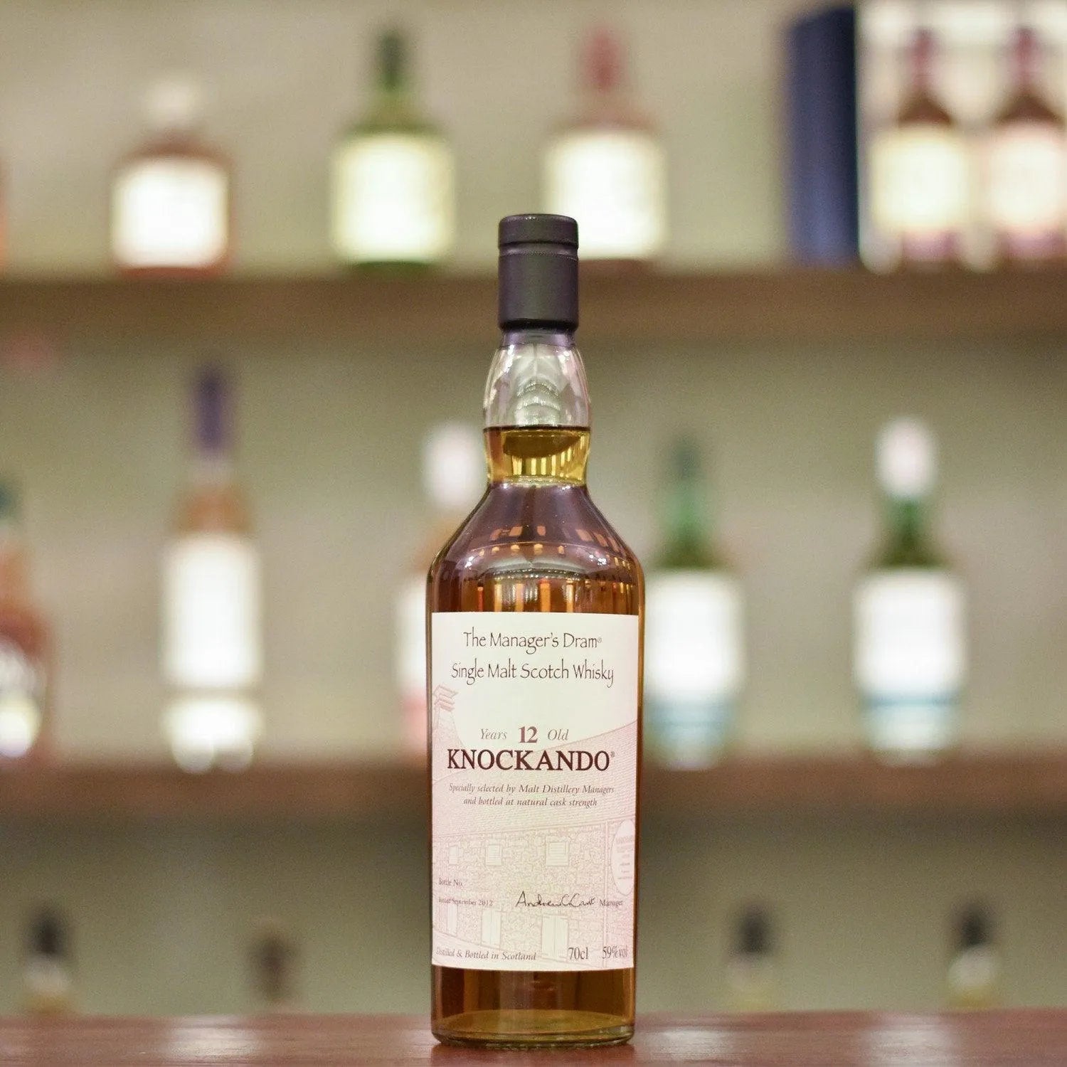 Manager's Dram - Knockando 12 Year Old - The Rare Malt