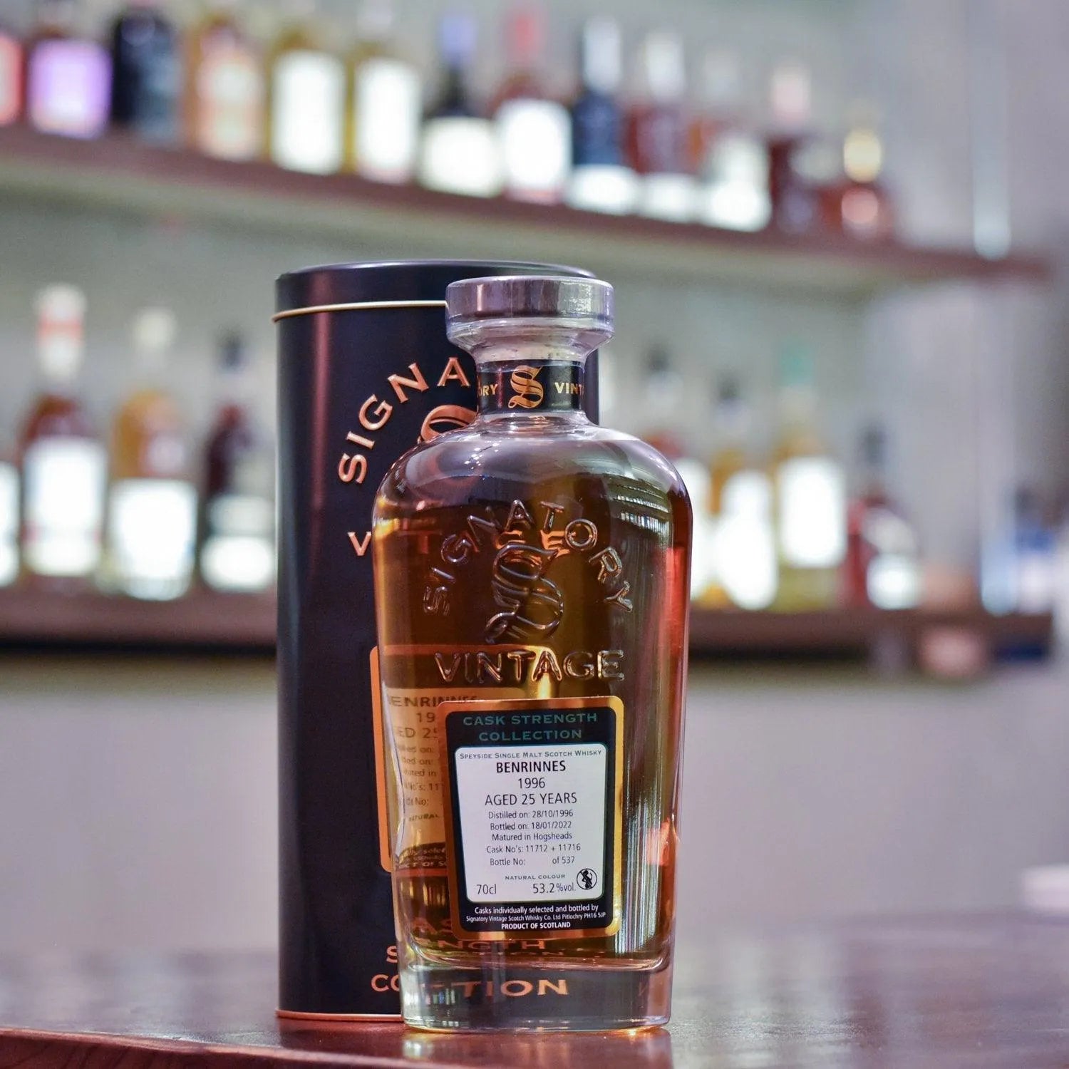 Signatory - Benrinnes 25 Year Old 1996 Cask 11712+11716 - The Rare Malt