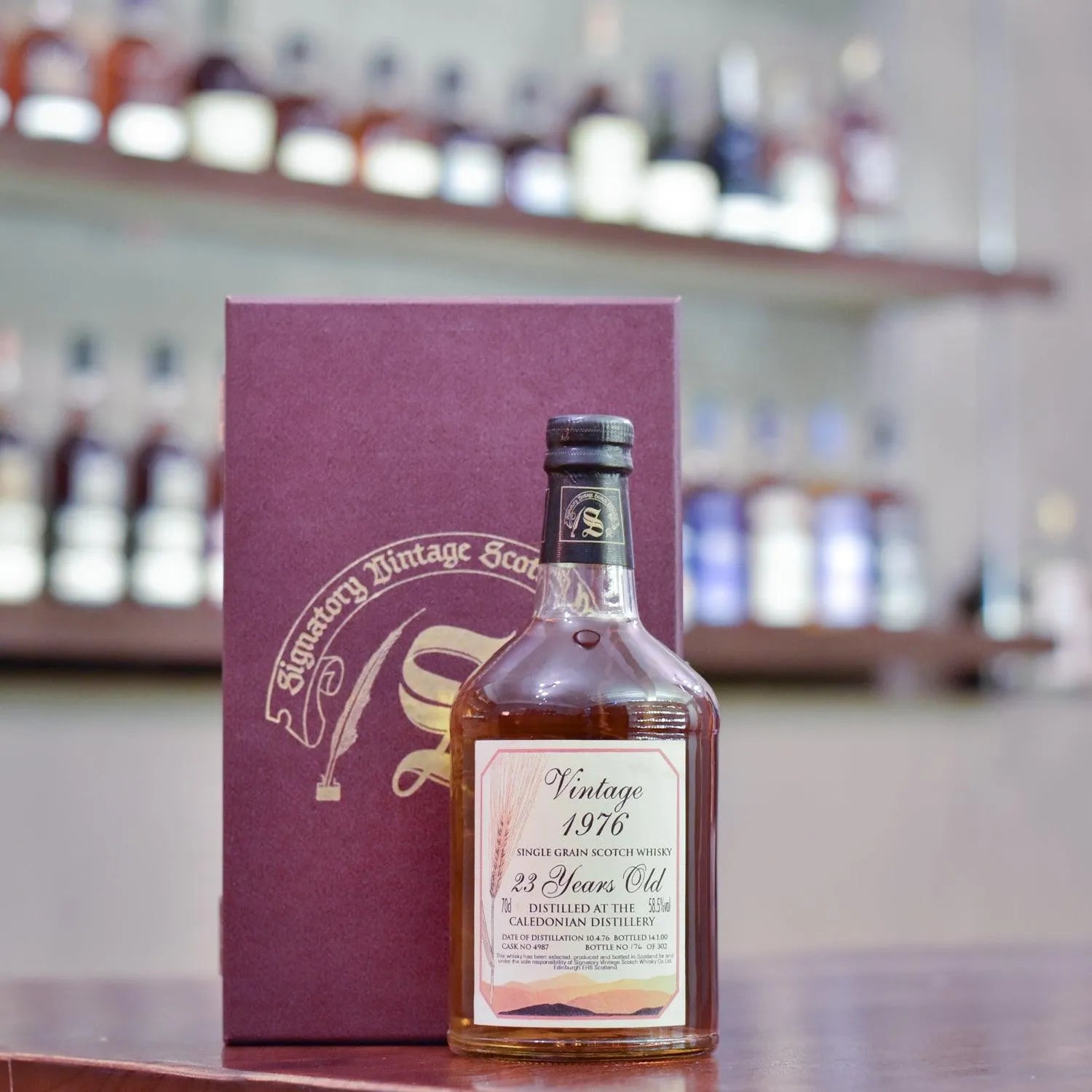Signatory - Caledonian 23 Year Old 1976 Cask 4987 - The Rare Malt