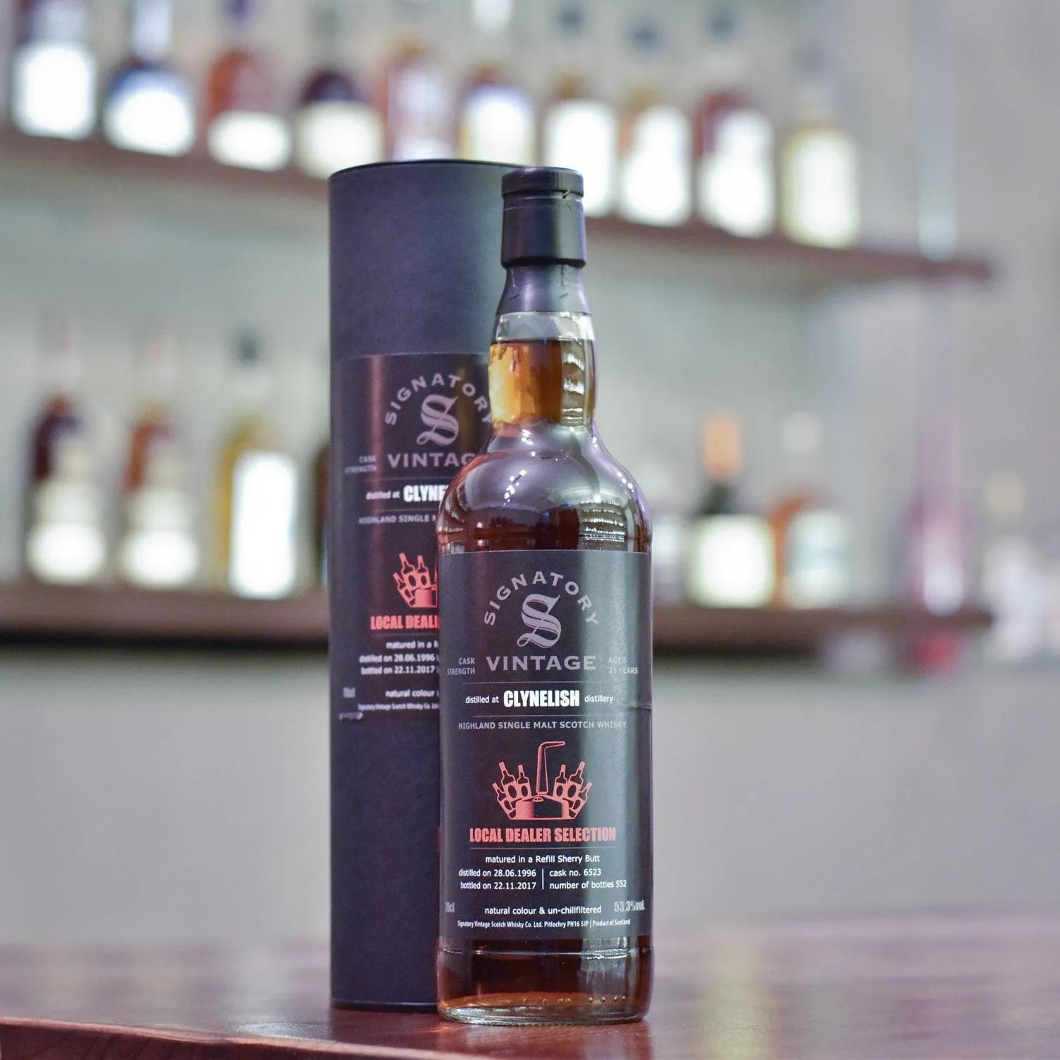 Signatory - Clynelish 21 Year Old 1996 Local Dealer Selection Cask 6523 - The Rare Malt