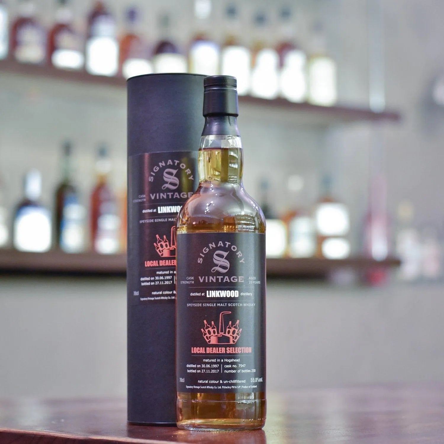 Signatory - Linkwood 20 Year Old 1997 Local Dealer Selection Cask 7547 - The Rare Malt