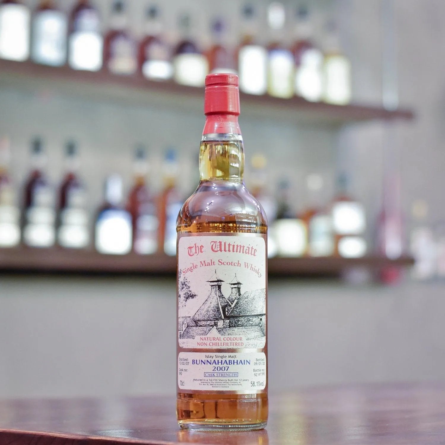 The Ultimate - Bunnahabhain 12 Year Old 2007 First-fill Sherry Cask 592 - The Rare Malt