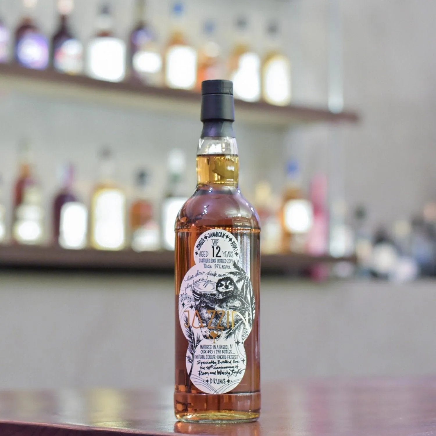 The Whiskyfind - Jamaican 12 Year Old 2007 Jazzin: Drums for Rum and Whisky Kyoto Cask 93 - The Rare Malt