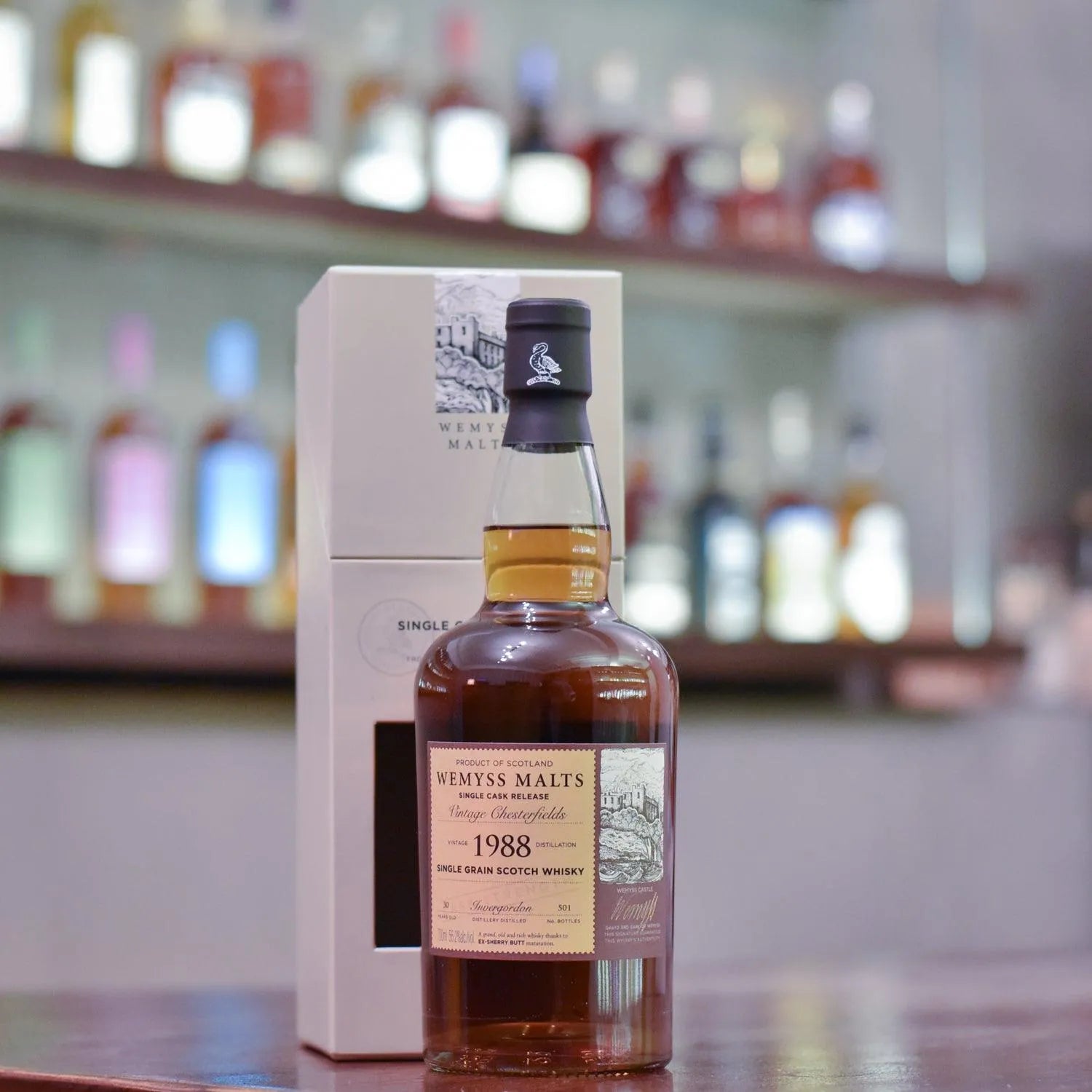 Wemyss Malts - Invergordon 30 Year Old 1988 Vintage Chesterfields - The Rare Malt