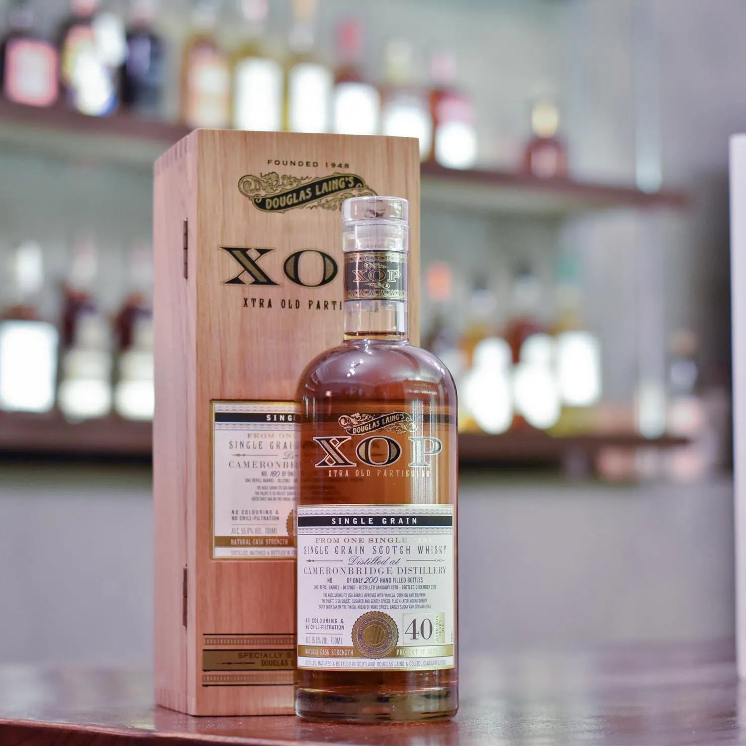 XOP - Cameronbridge 40 Year Old 1978 Cask DL 12987 - The Rare Malt