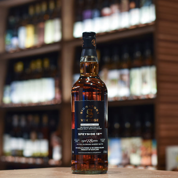 Signatory - Speyside (M) 18 Year Old 2008 100 Proof Exceptional Cask #18