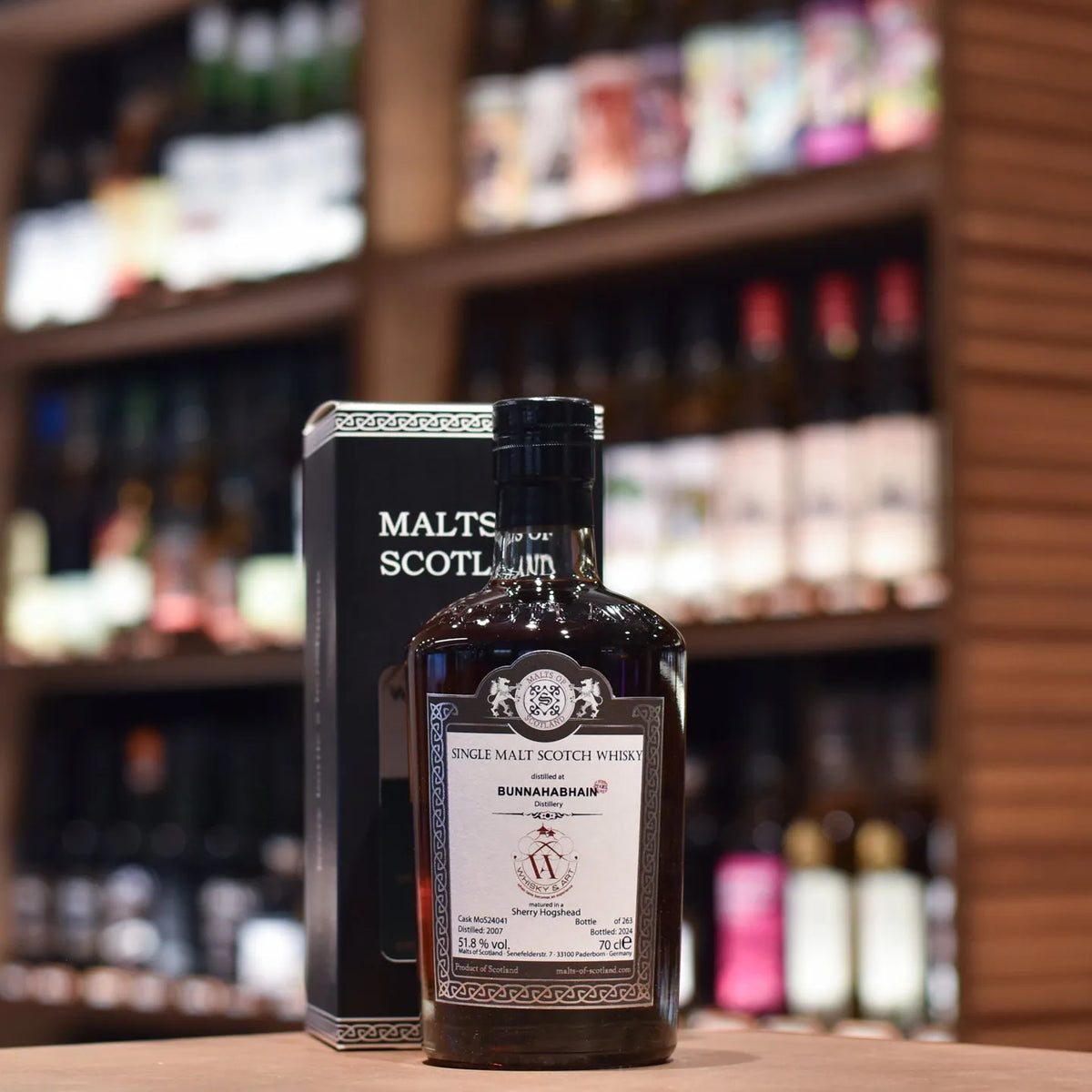 Malts of Scotland - Bunnahabhain 16 Year Old 2007 Cask MoS24041