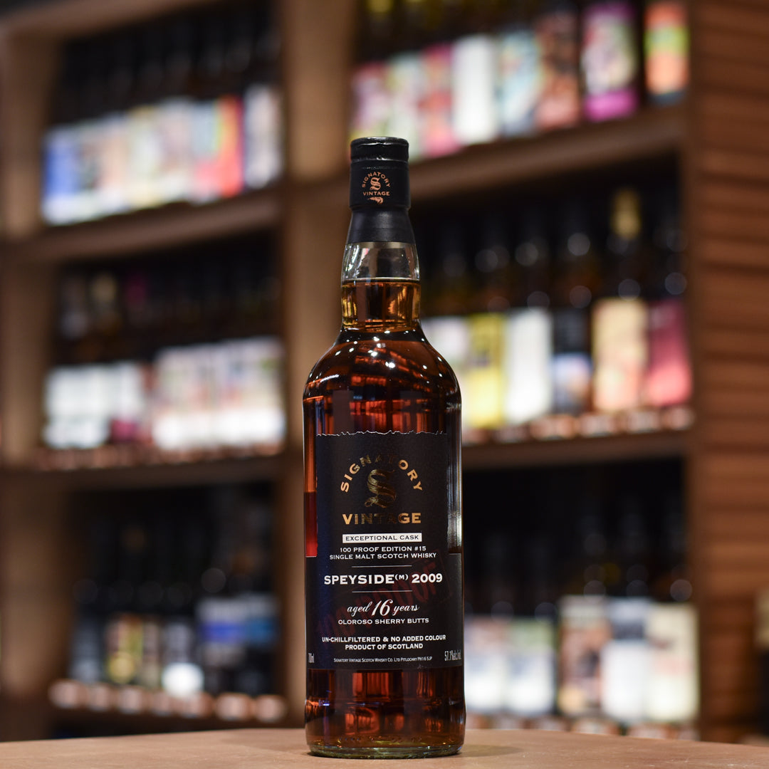 Signatory - Speyside (M) 16 Year Old 2009 100 Proof Exceptional Cask #15