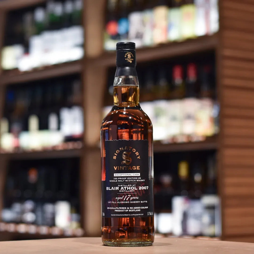 Signatory - Blair Athol 17 Year Old 2007 100 Proof Exceptional Cask #9
