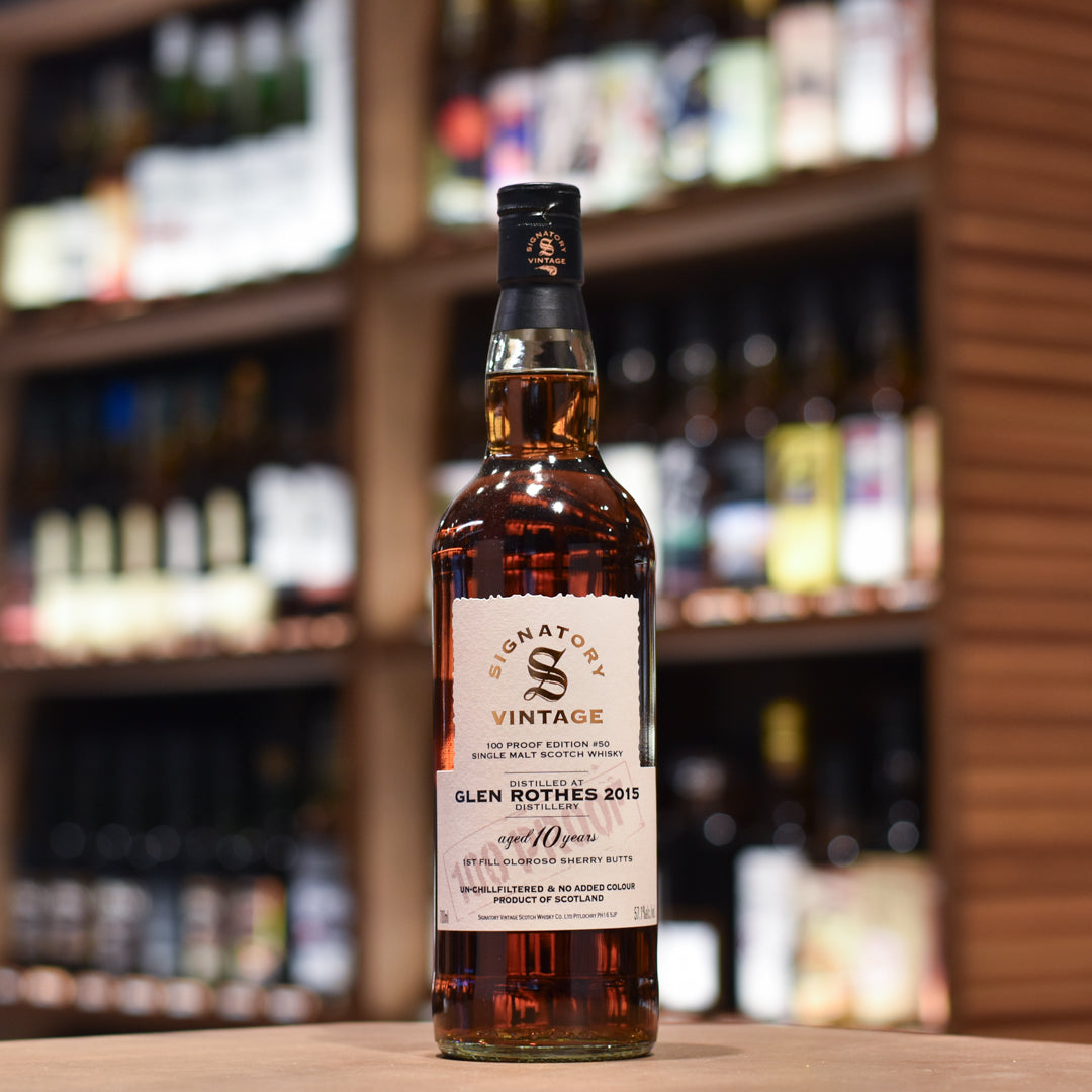 Signatory - Glenrothes 10 Year Old 2015 100 Proof #50