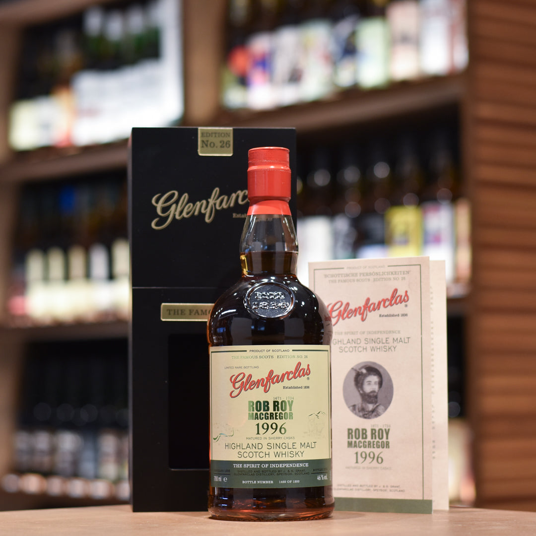 Glenfarclas 28 Year Old 1996 Rob Roy MacGregor The Famous Scots Edition No. 26