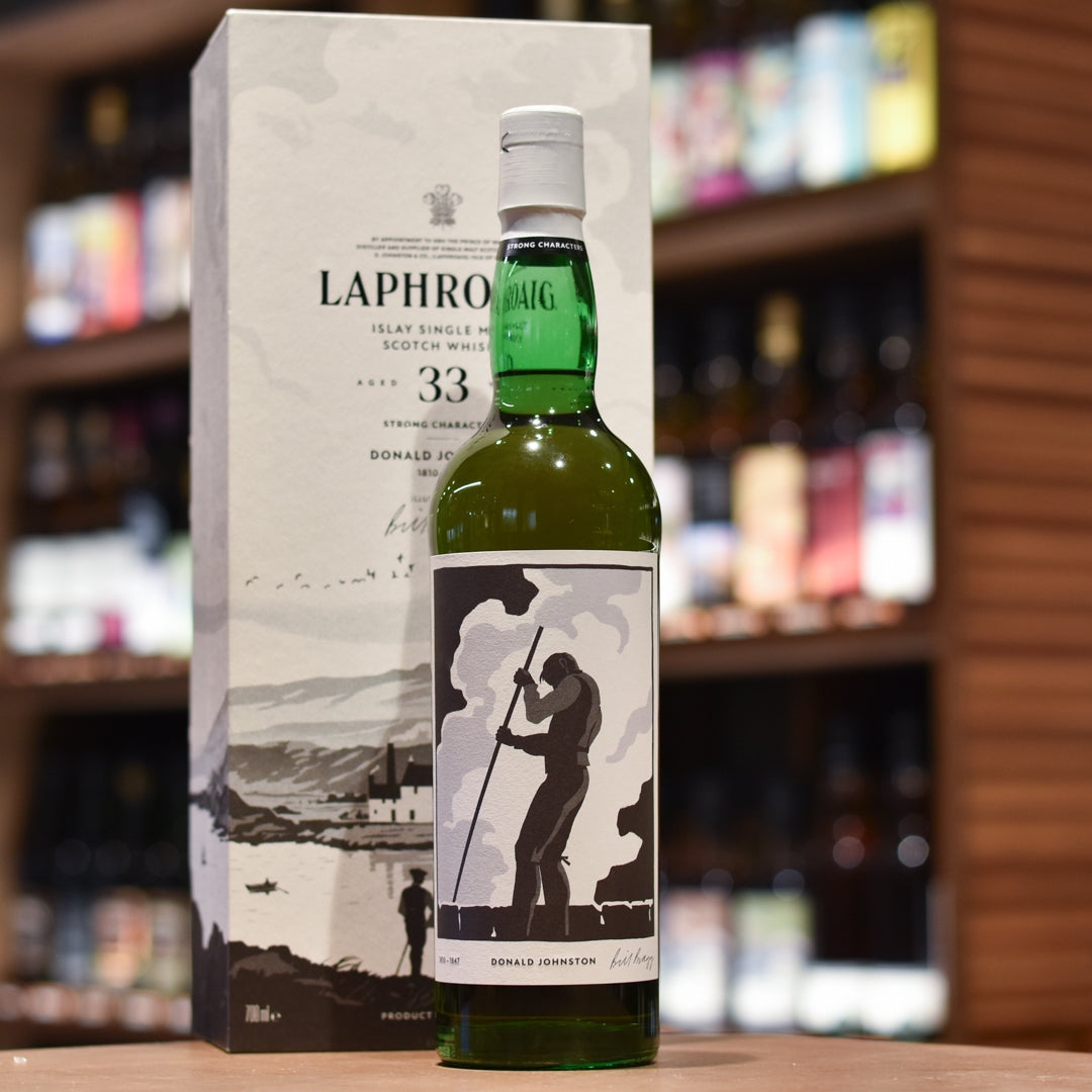 Laphroaig 33 Year Old Strong Characters Donald Johnston
