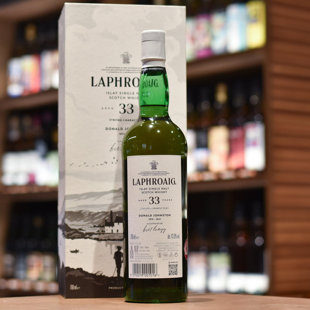 Laphroaig 33 Year Old Strong Characters Donald Johnston