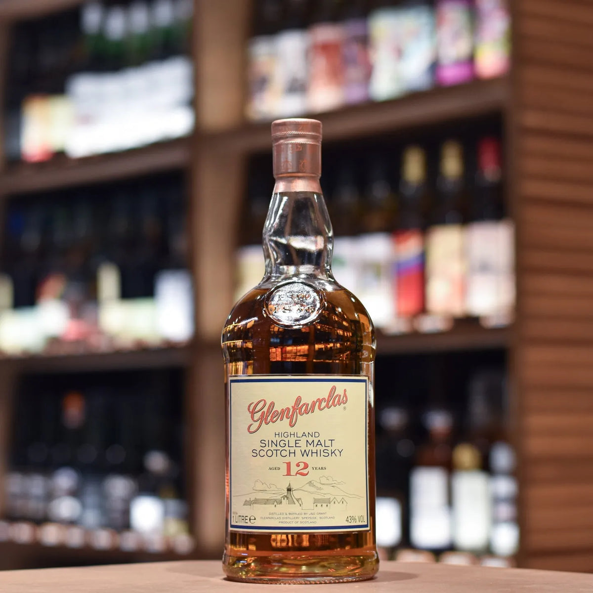 Glenfarclas 12 Year Old 1L - Lower Fill Level