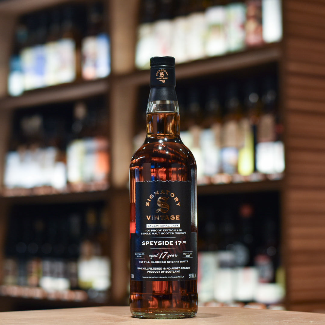 Signatory - Speyside (M) 17 Year Old 2008 100 Proof Exceptional Cask #16